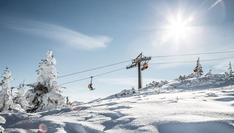 Direkt an der Piste im Weltcuport Flachau, snow space Salzburg in Ski amadé